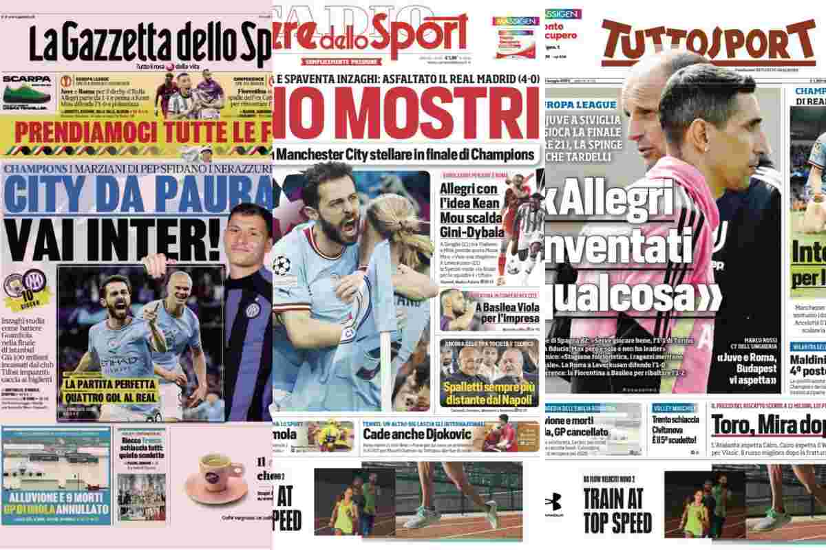 Prime pagine rassegna stampa giovedi 18 maggio