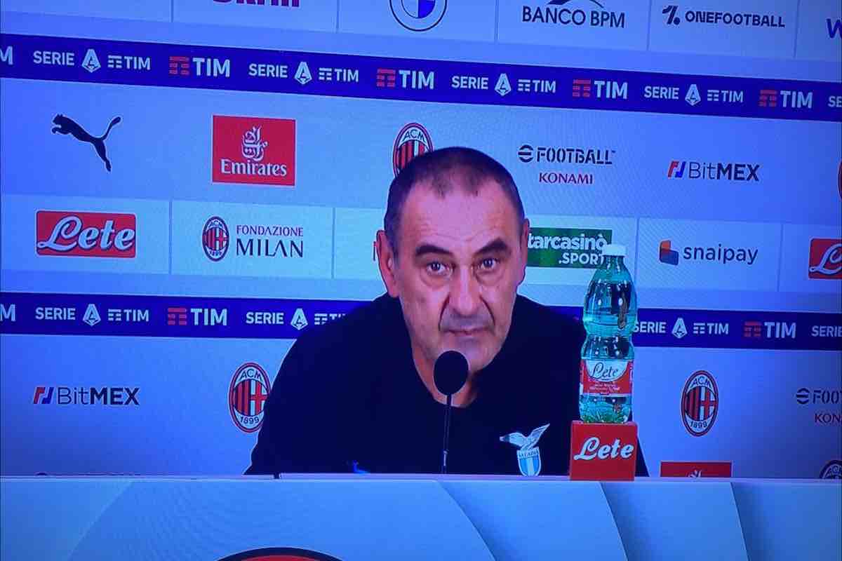 Milan-Lazio: conferenza Sarri