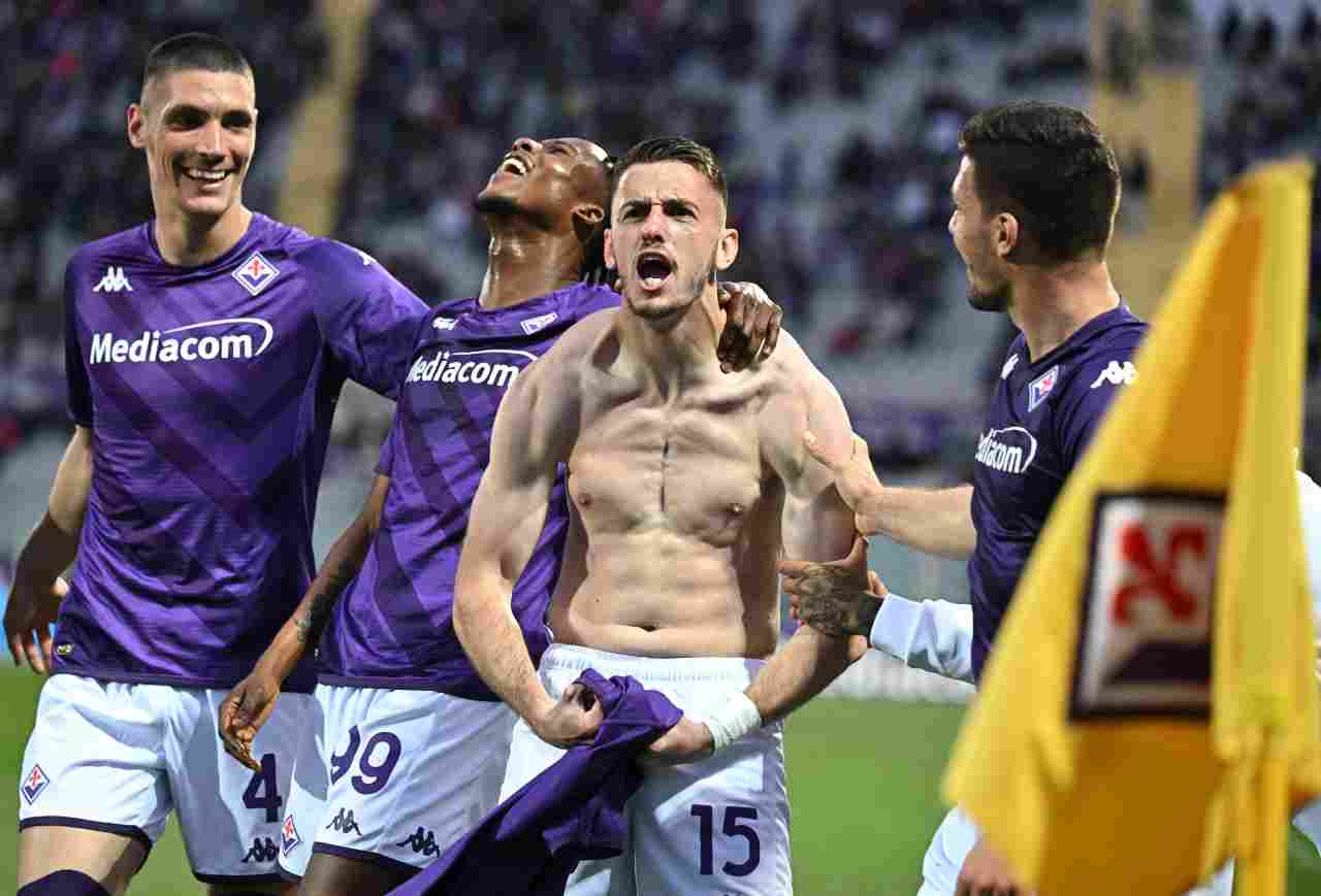 fiorentina festeggiamenti