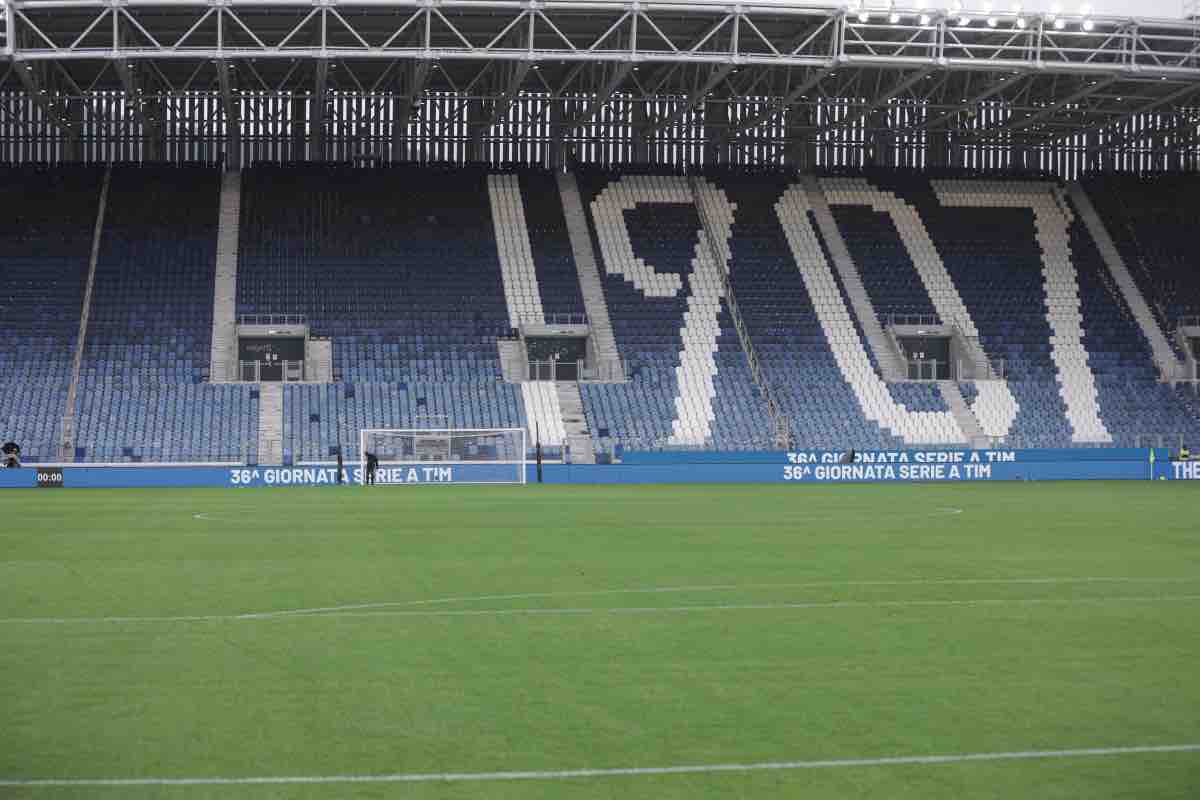 Atalanta-Monza, la protesta della curva Pisani