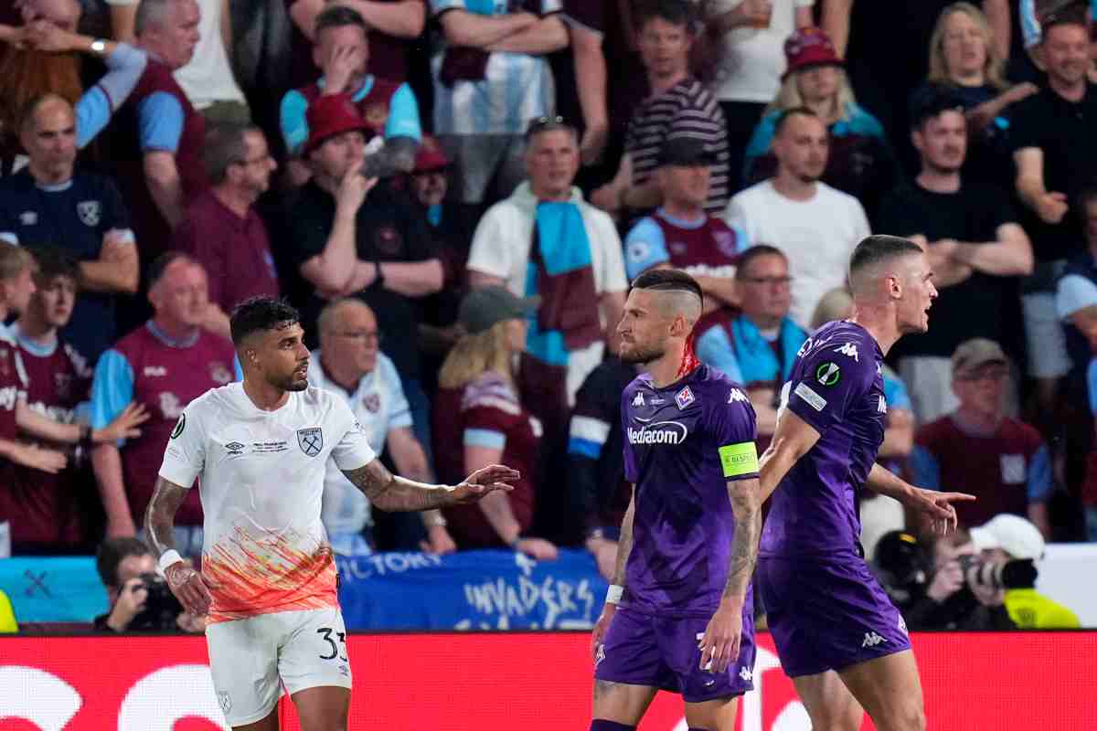 Fiorentina-West Ham tifosi squalificati a vita