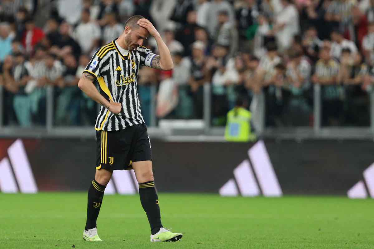 Juve, Bonucci fuori rosa