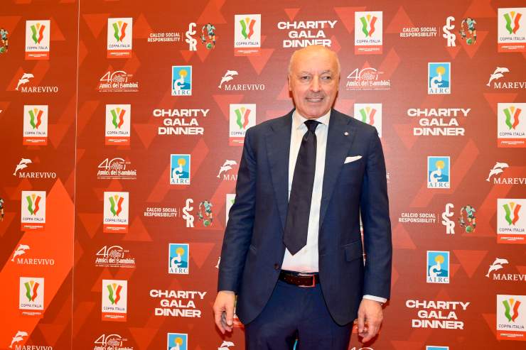 Marotta presenzia ad un evento della Lega Serie A