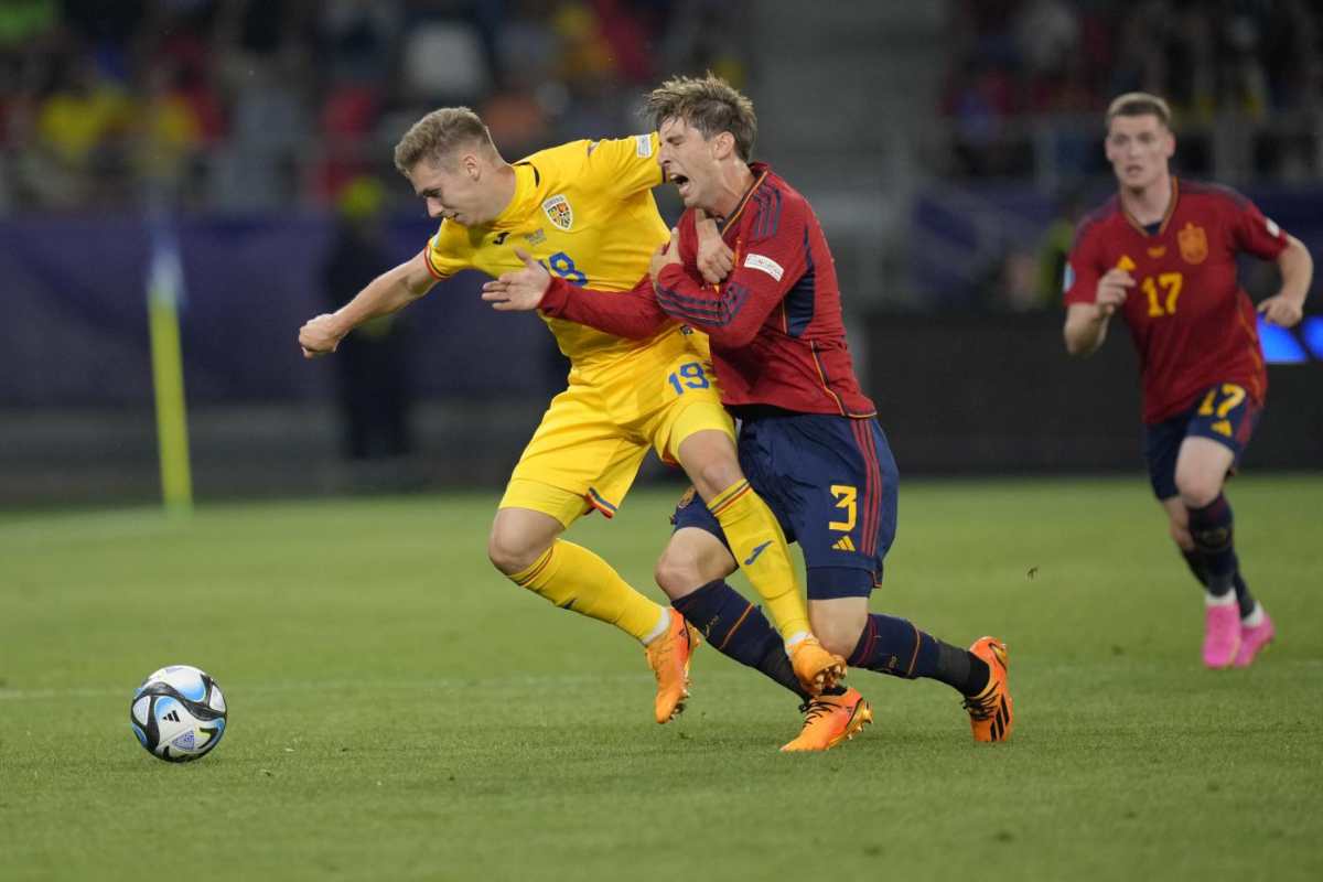 Munteanu in azione con la Romani