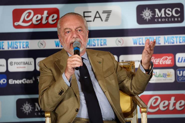 De Laurentiis ha annunciato il nuovo direttore sportivo 