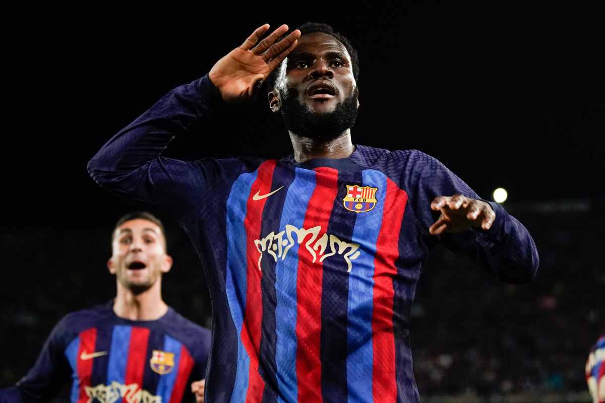 Kessie, il centrocampista del Barcellona piace alla Juventus 