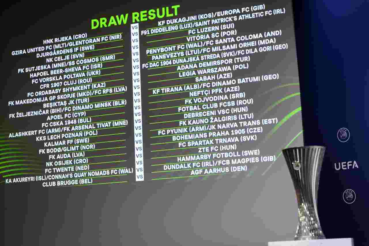 sorteggi conference league