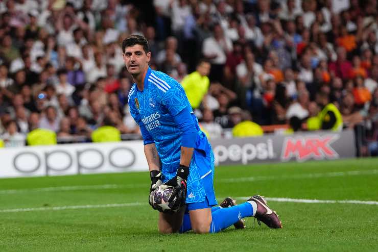 Courtois si rompe il crociato