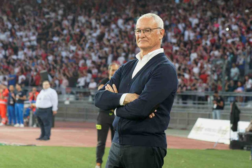 L'allenatore Claudio Ranieri oggi