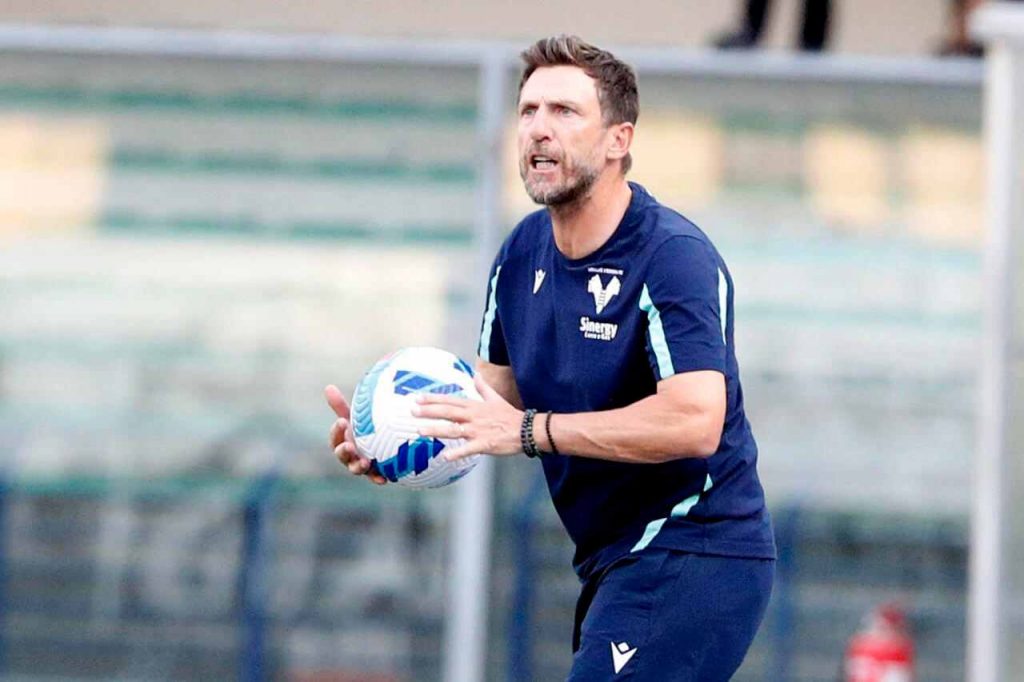 L'allenatore Eusebio Di Francesco