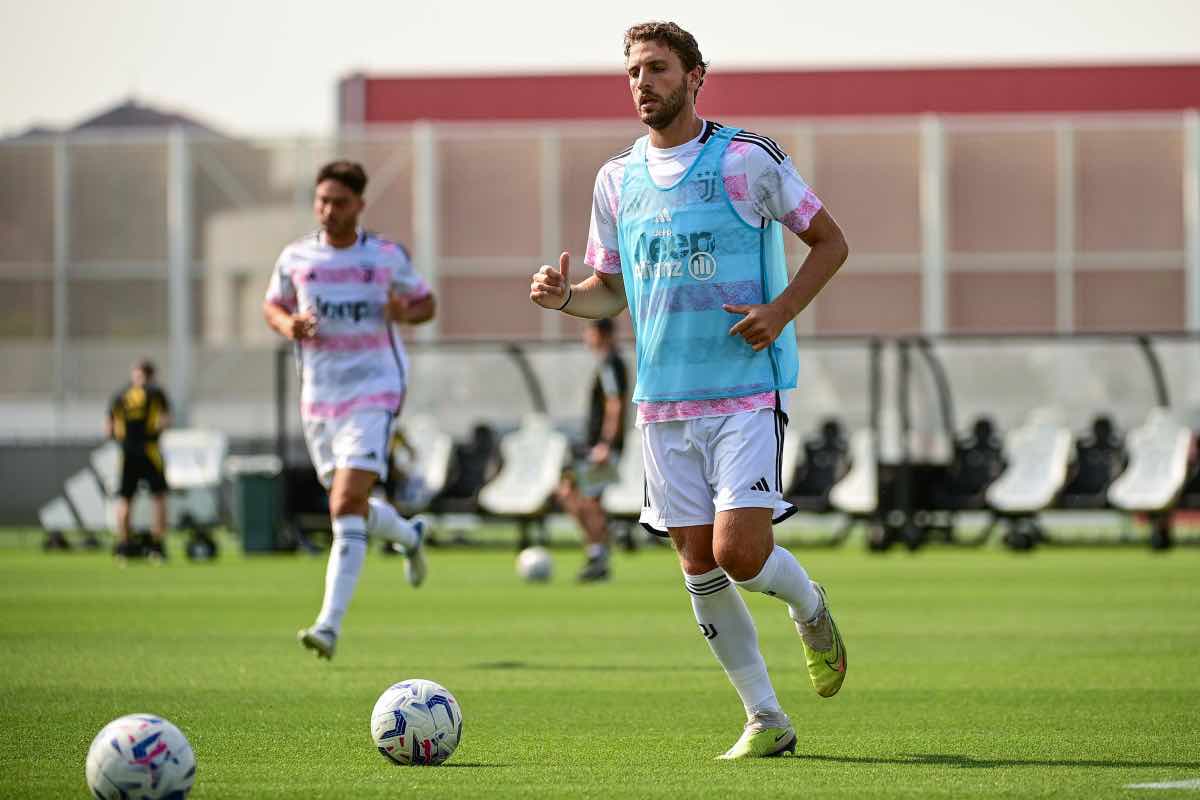 Manuel Locatelli in allenamento