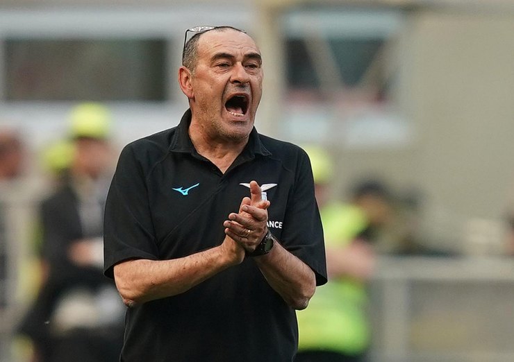 Sarri urla dalla panchina