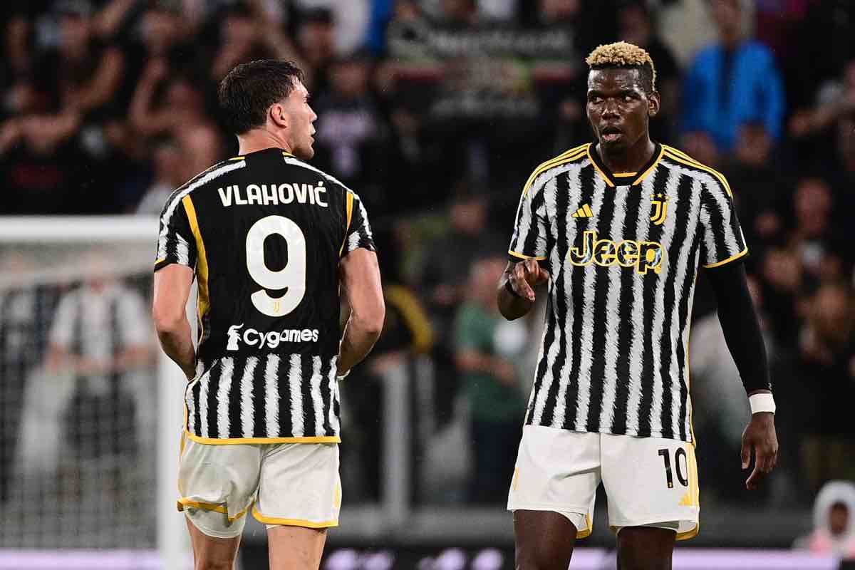 Vlahovic e Pogba contro il Bologna