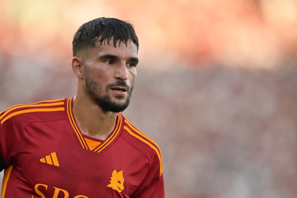 Aouar durante Roma-Salernitana