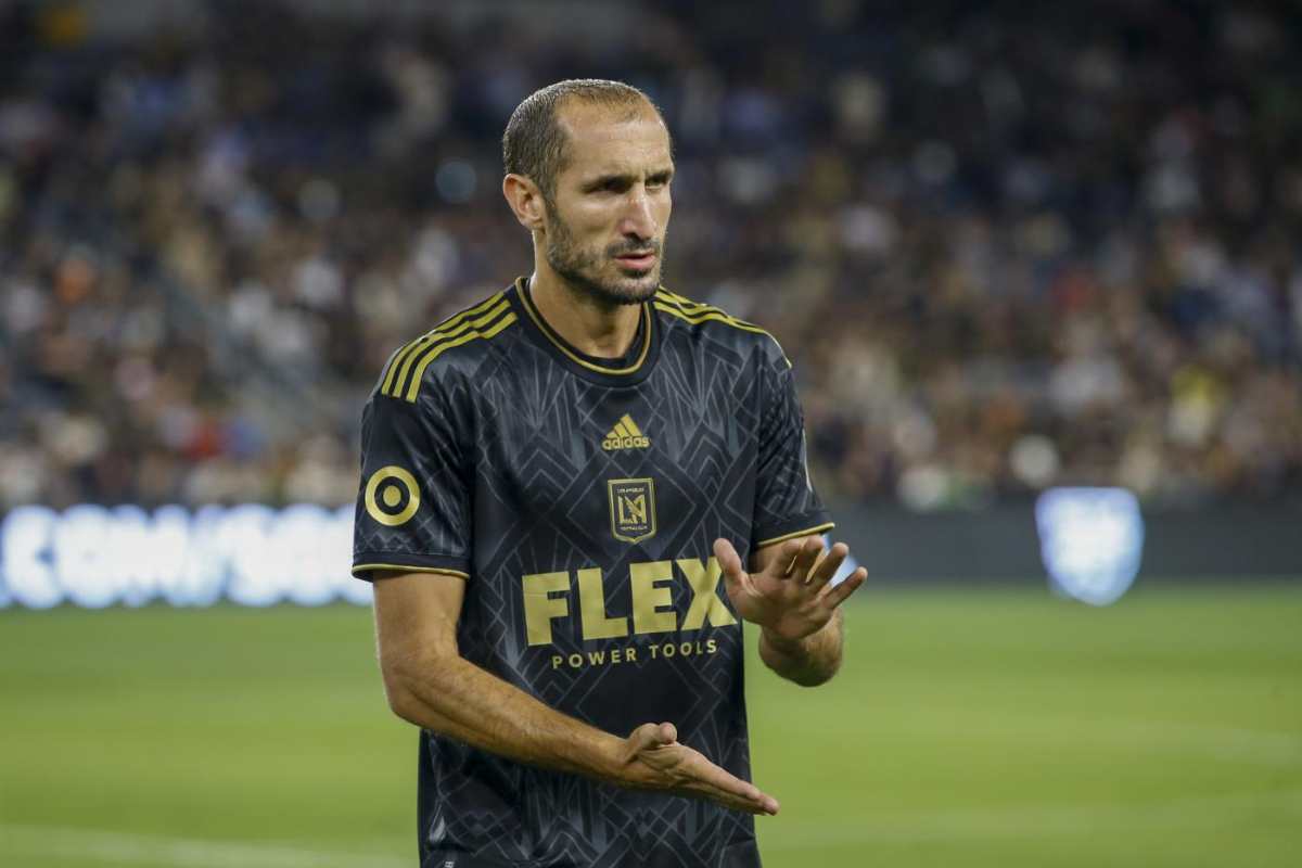 Chiellini con la maglia dei Los Angeles FC