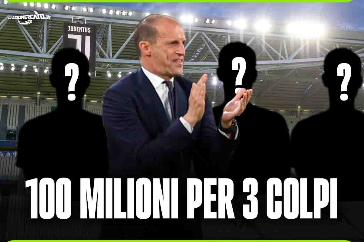 Juventus, tesoretto e tre colpi