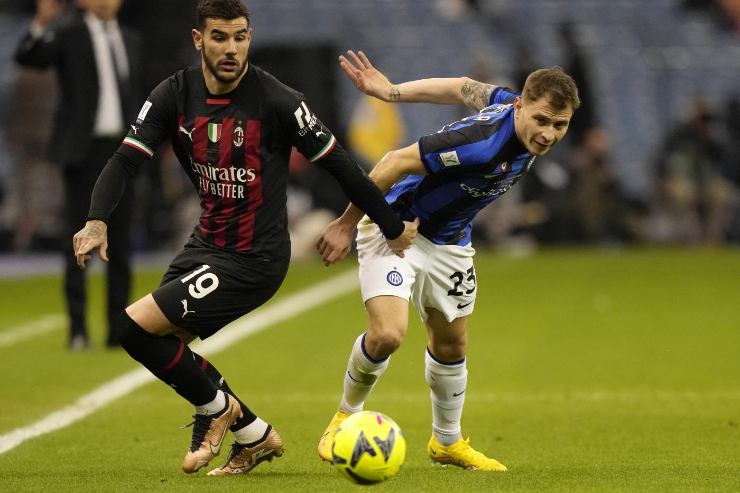 Barella contro Theo Hernandez