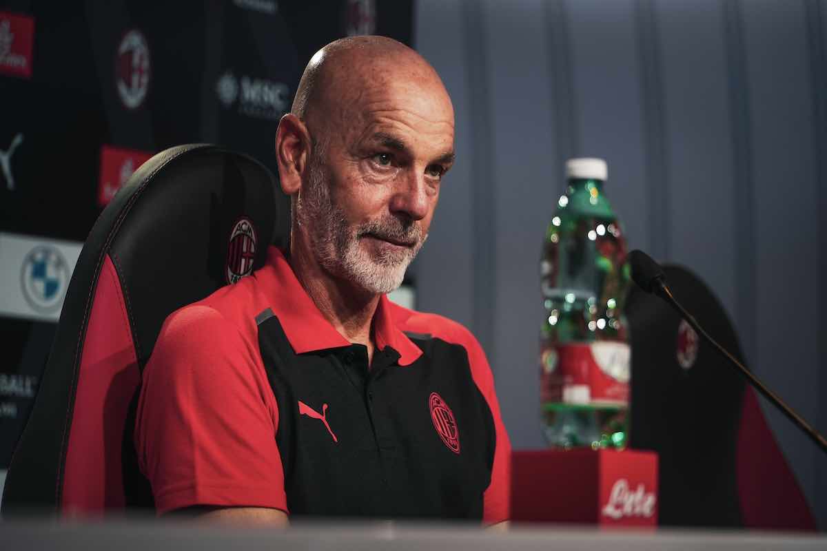 Milan, la conferenza di Pioli