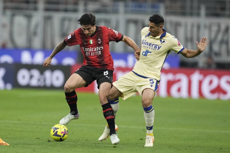 Tonali ancora con il Milan