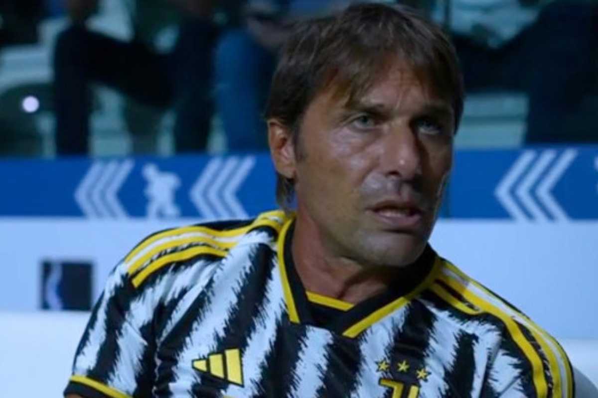 Conte Napoli, annuncio alla festa della Juve