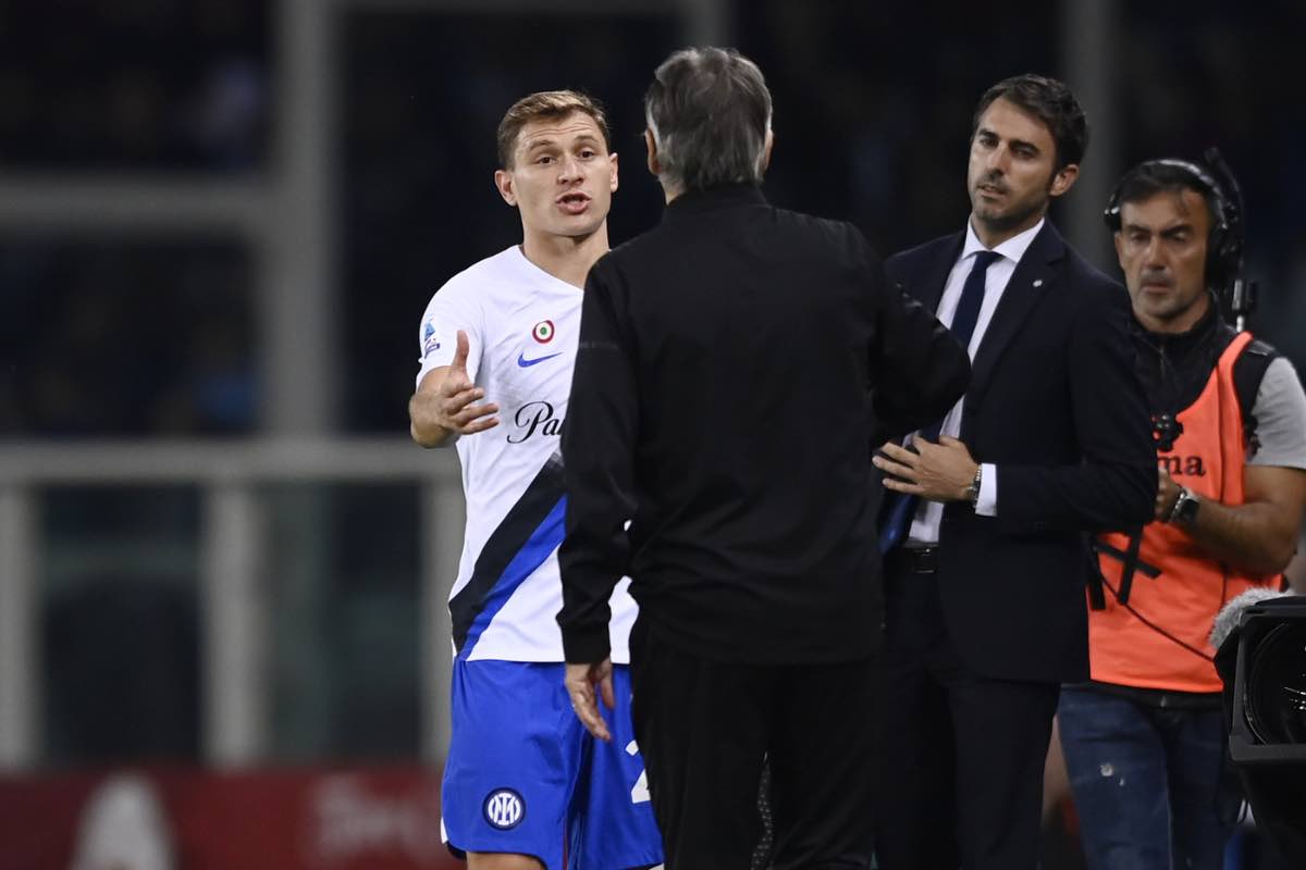 Frase di Barella a Juric