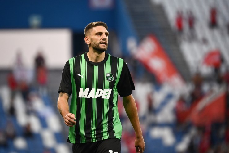 Berardi con la maglia del Sassuolo