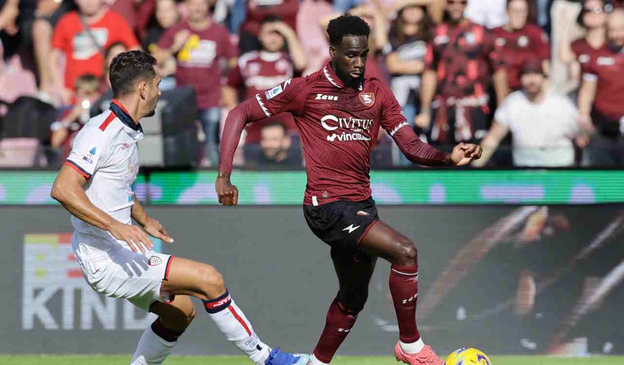 Boulaye Dia dopo Salernitana-Cagliari