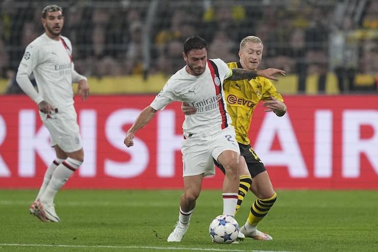 Borussia-Milan: disastro Calabria