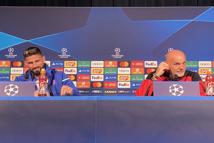 Psg-Milan: conferenza Giroud