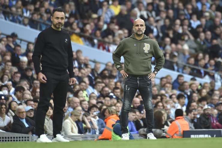 Guardiola incorona De Zerbi: è lui il successero