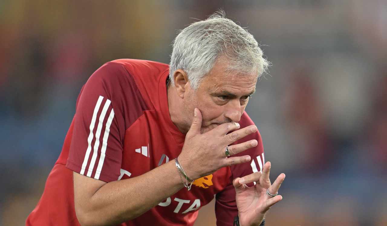 José Mourinho dopo Cagliari-Roma