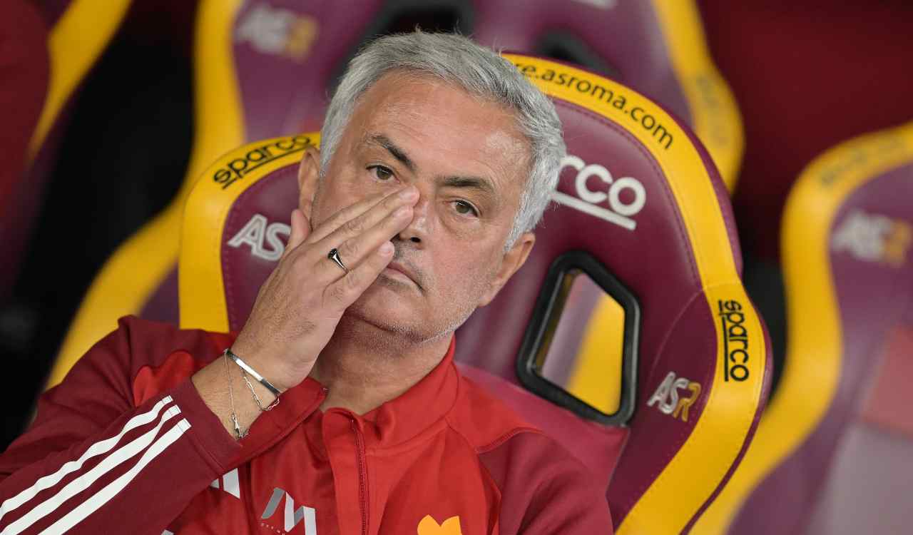 José Mourinho dopo Cagliari-Roma