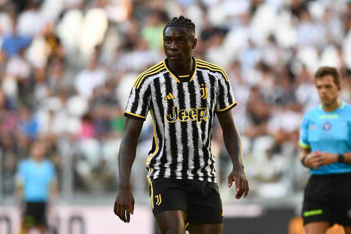 Moise Kean con la Juve