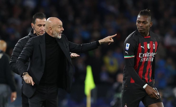 Pioli e Leao