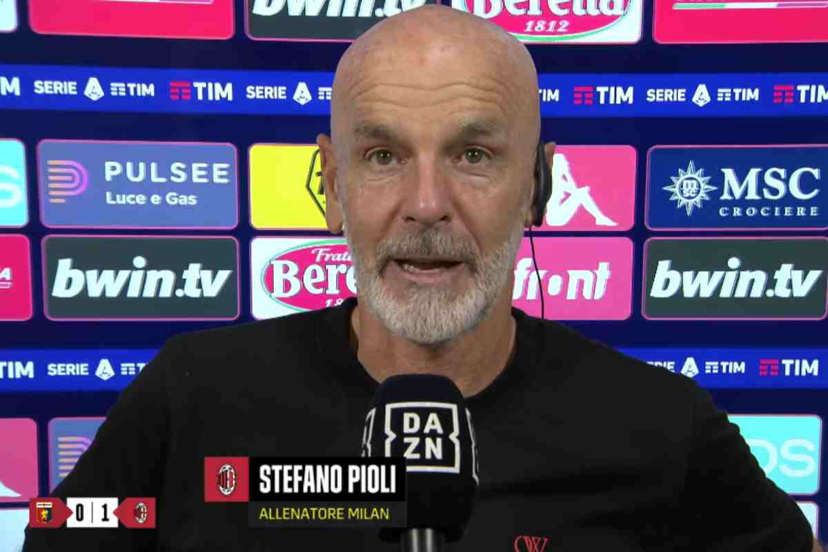 Genoa-Milan, parla Pioli