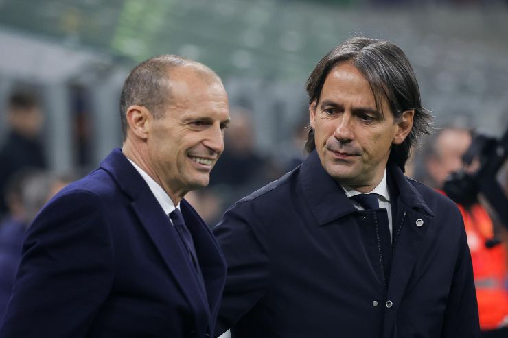 Allegri e Inzaghi per Juve-Inter