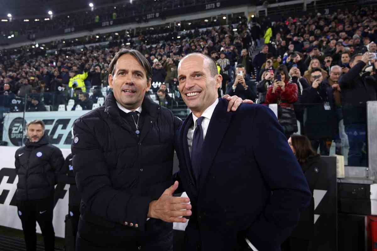 Simone Inzaghi e Massimiliano Allegri