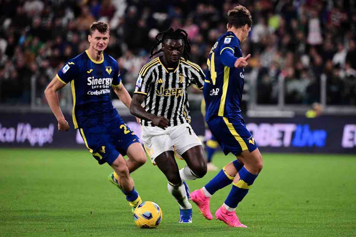 Juve-Verona, VAR e gol Kean