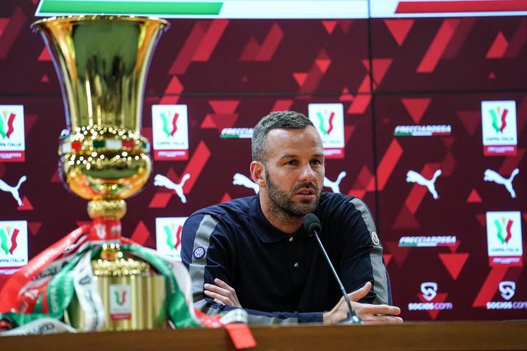 Samir Handanovic in conferenza stampa