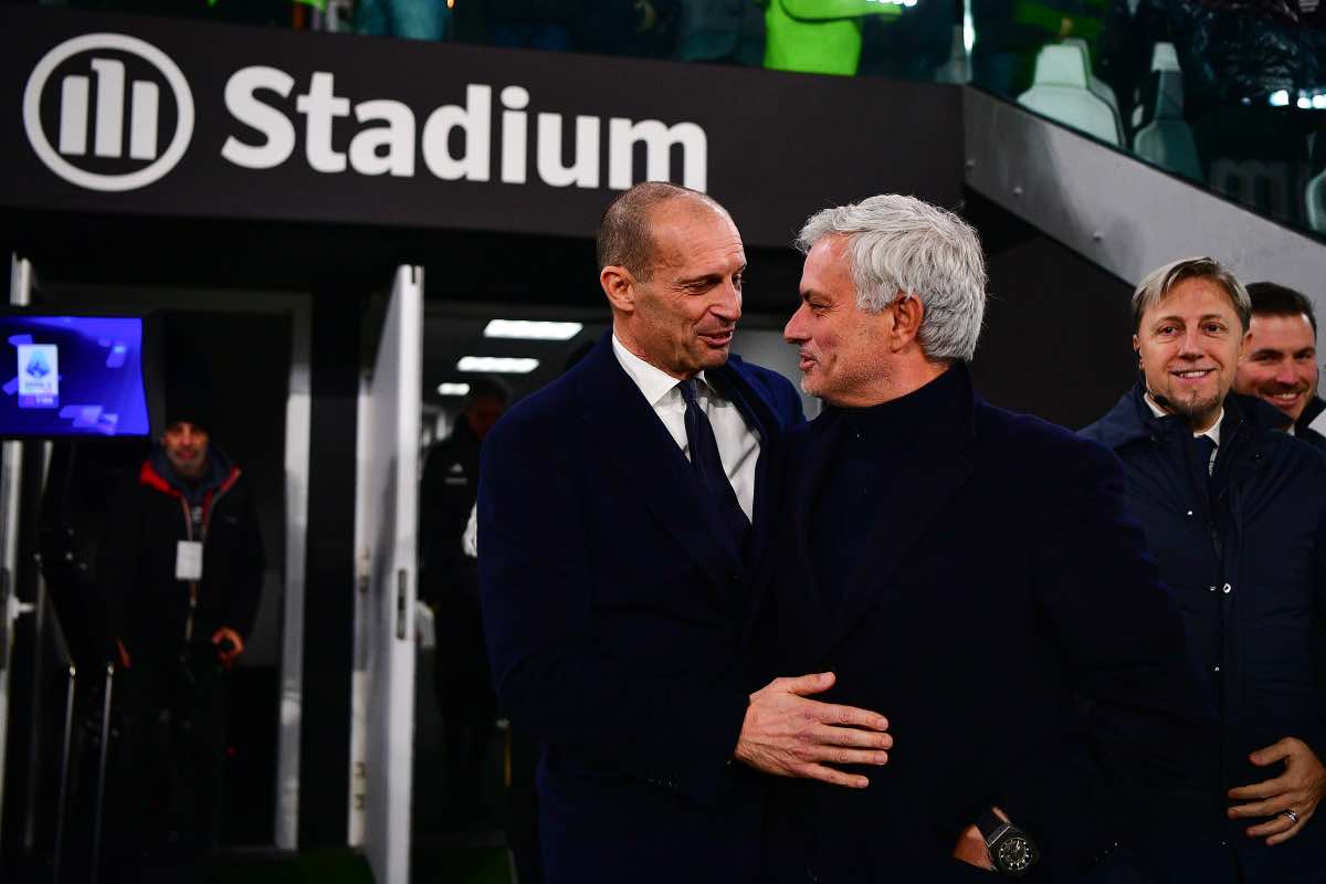 Allegri e Mourinho 