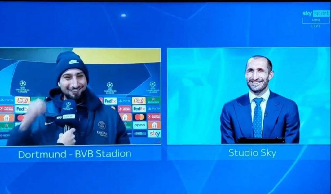 Chiellini E L'intervista A Donnarumma: Ecco Perché In Diretta Sono ...