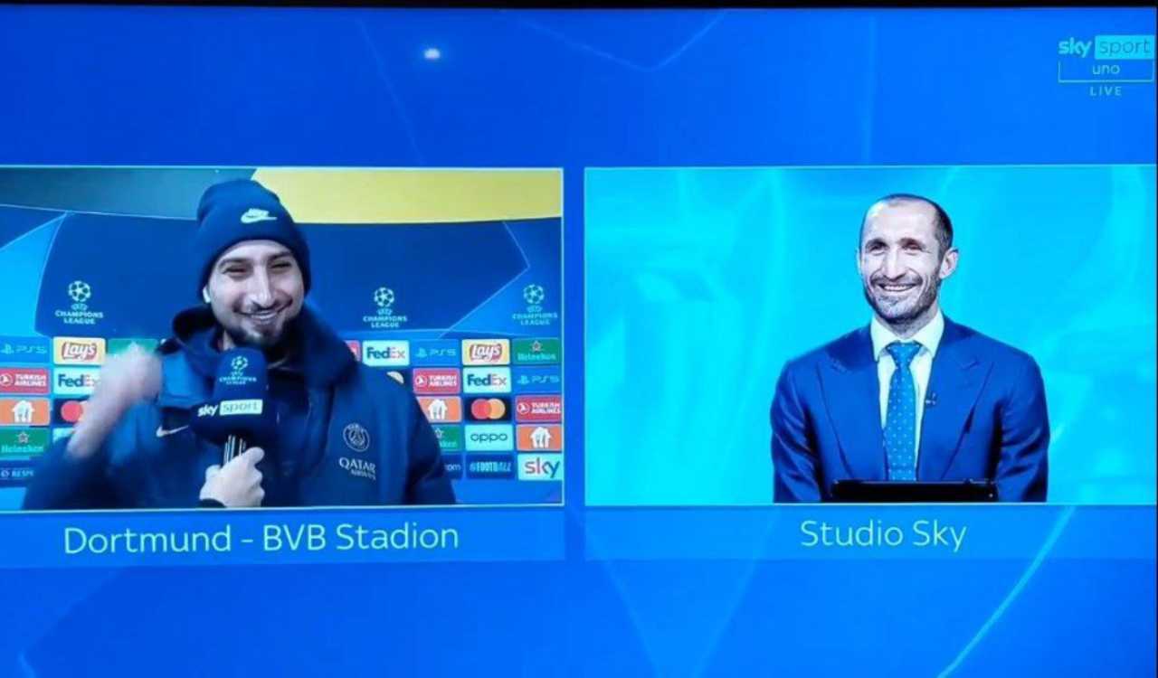 Chiellini e l'intervista a Donnarumma: ecco perché in diretta sono scoppiati a ridere