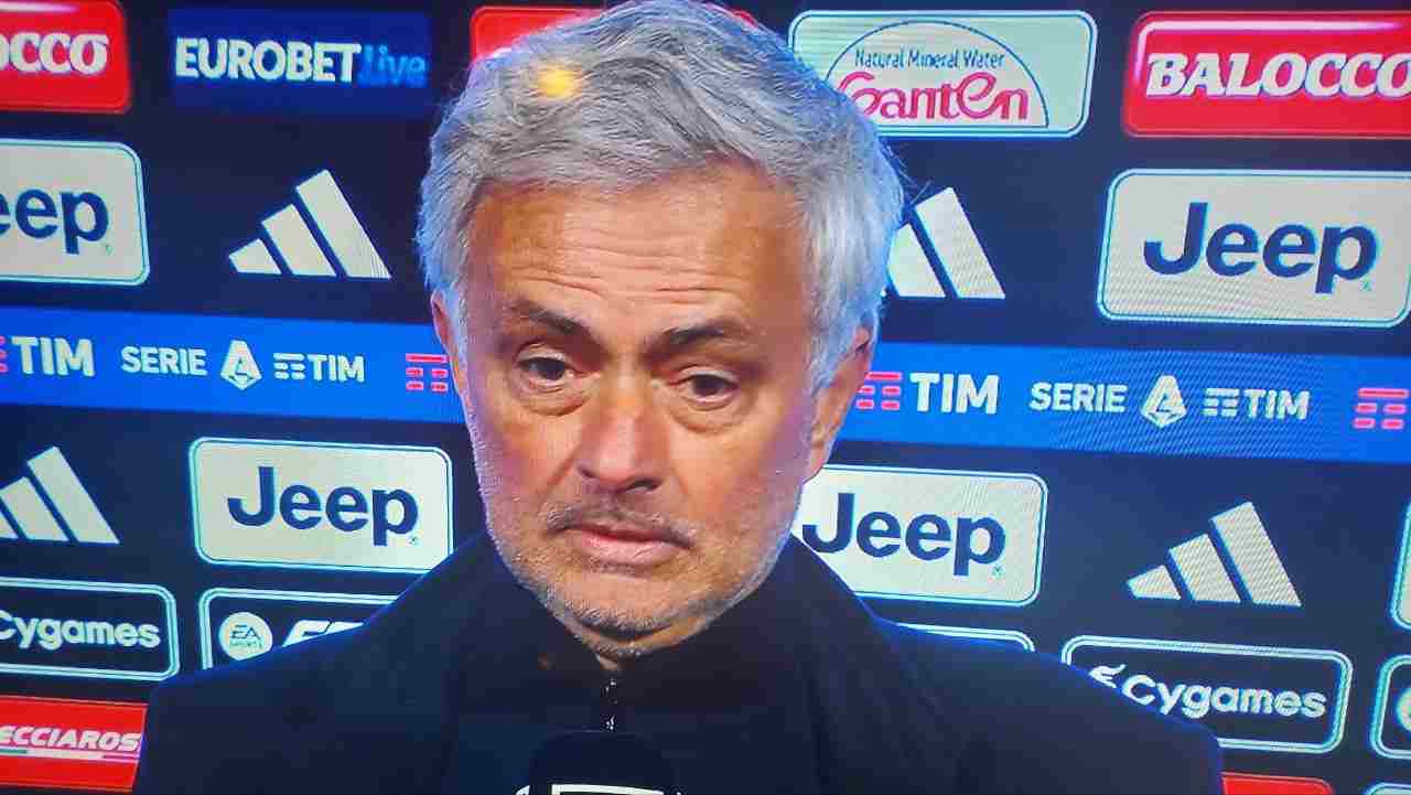 José Mourinho dopo Juventus-Roma