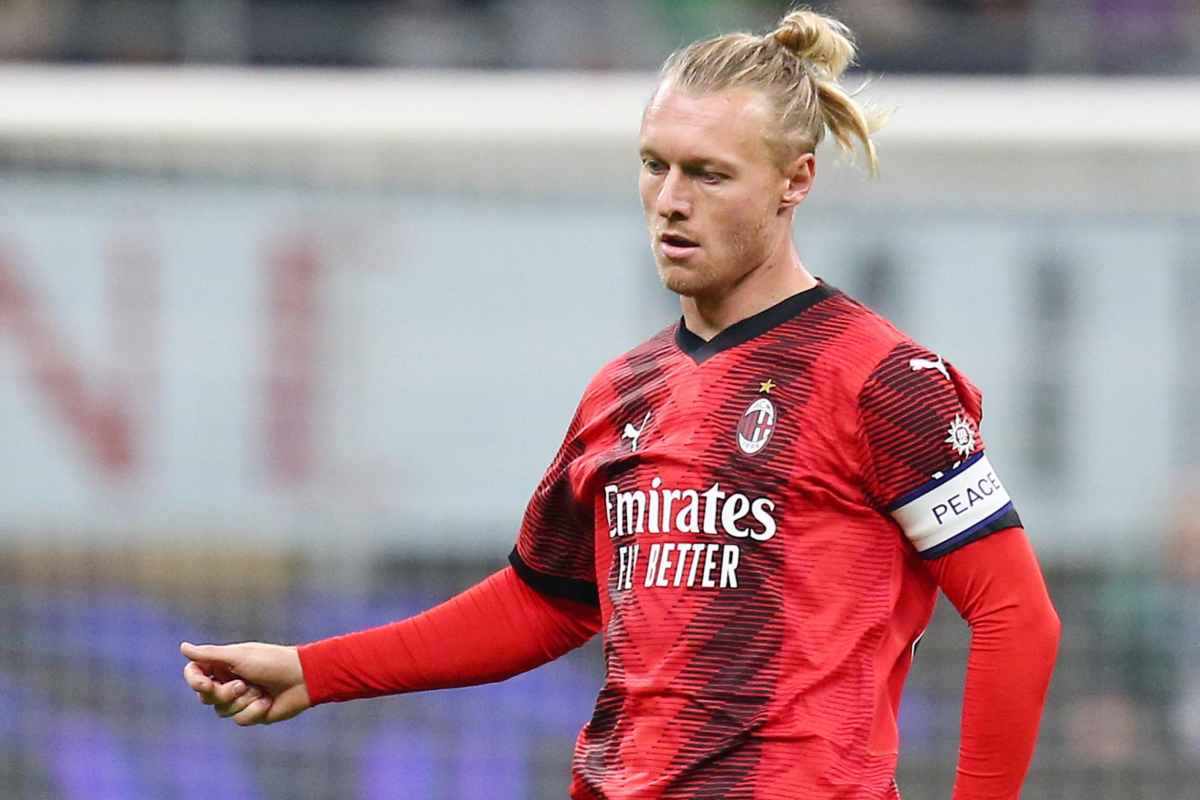 Milan-Sassuolo Kjaer gruppo