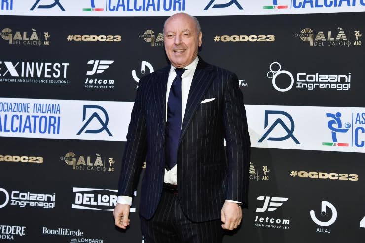 Marotta prima di Inter-Lecce