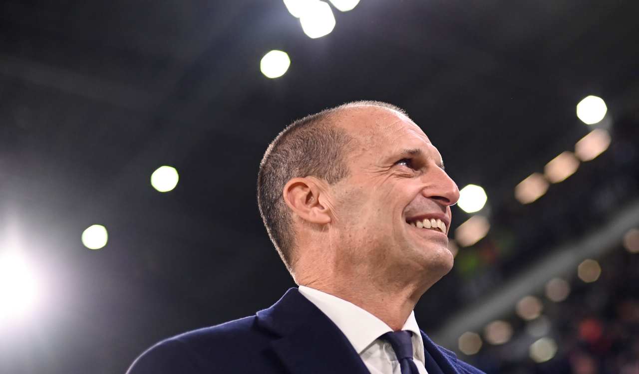 Massimiliano Allegri prima di Juventus-Roma