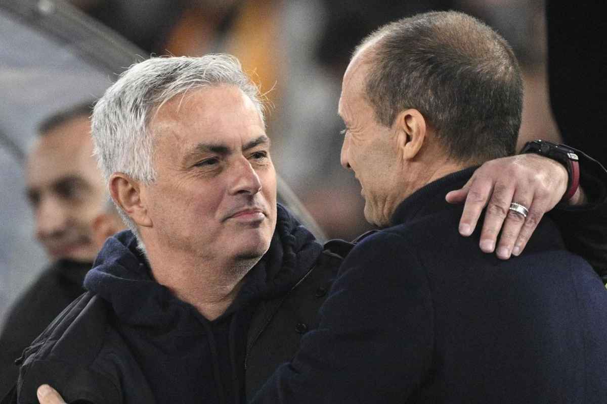 Juventus Roma Mourinho Allegri calciomercato Arabia