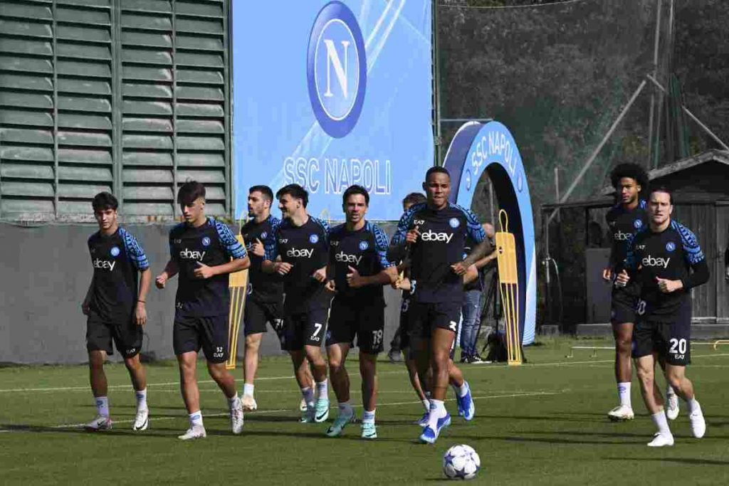 Tifosi Napoli incontro Castel Volturno