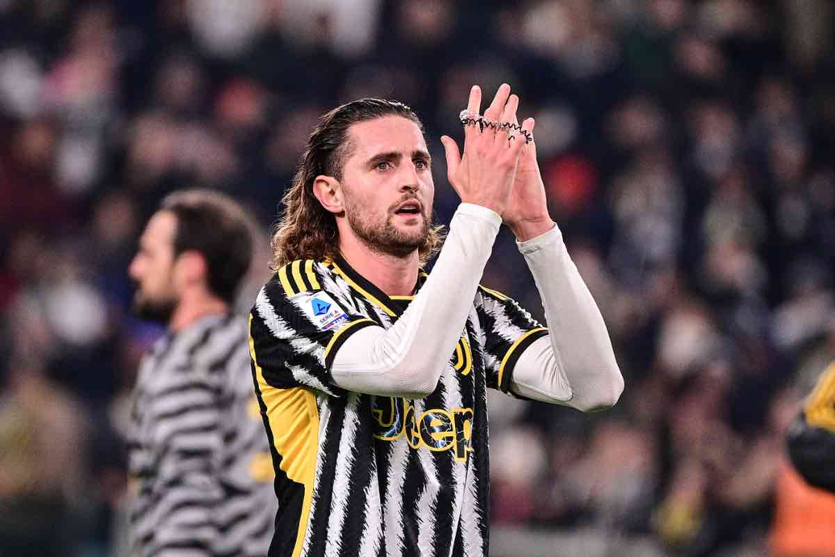 Juve-Roma, giallo Rabiot