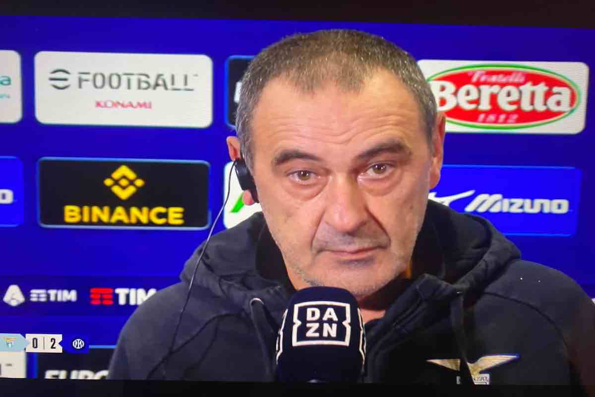 Sarri commenta Lazio-Inter